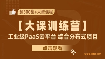 小滴课堂 工业级PaaS云平台 SpringCloudAlibaba+JDK11综合项目实战封面图