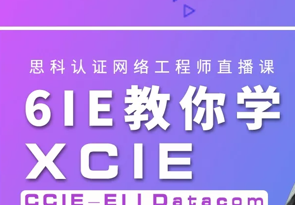 6IE讲师教你三个月考过思科认证华为认证 CCIE+HCIE封面图