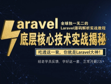 Laravel底层实战兼核心源码解析封面图