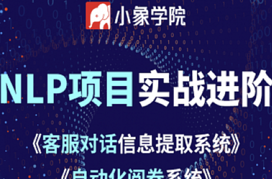 小象NLP项目实战进阶封面图